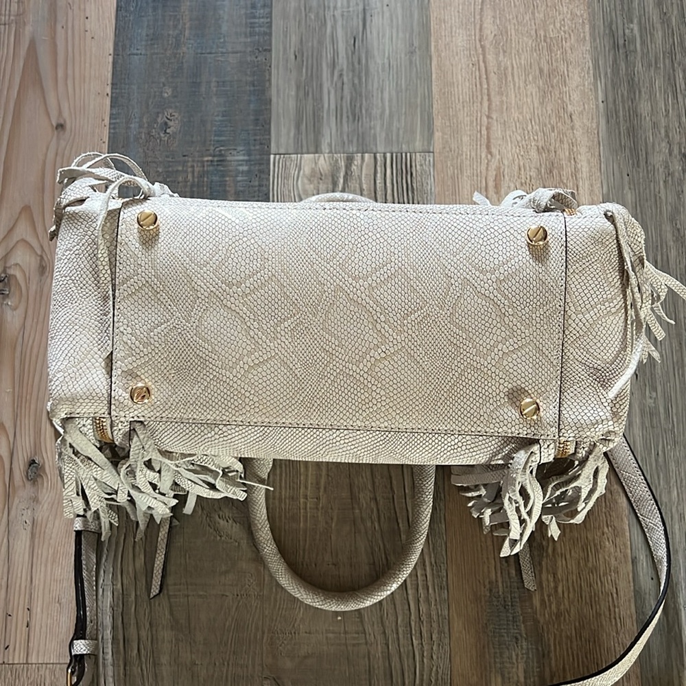 Henri Bendel A List Python Embossed Expandable Sa… - image 8